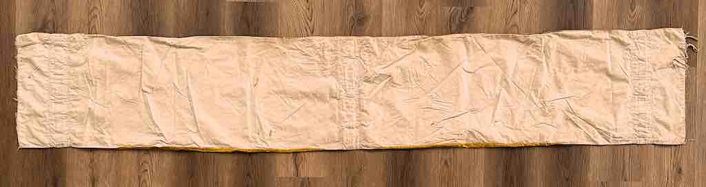 Antique Vietnamese Catholic IHS Design Authentic Ecclesiastical Cloth Altar Textile