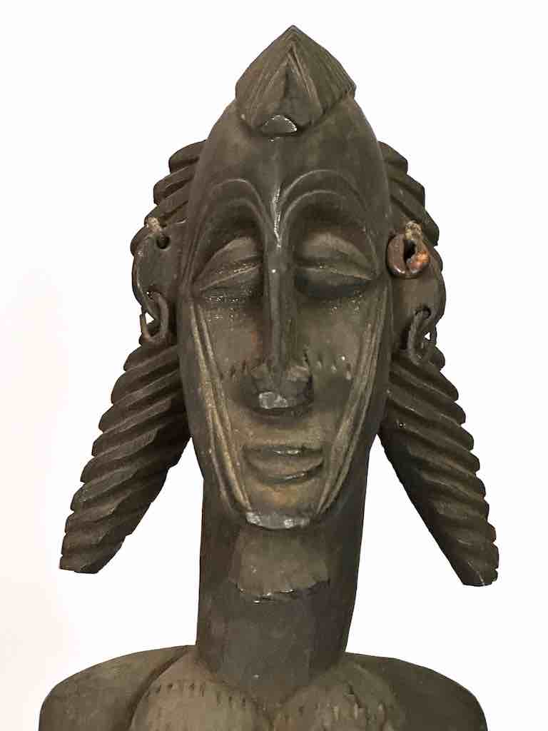 Senufo Mother and Child Spirit Statue | 29"