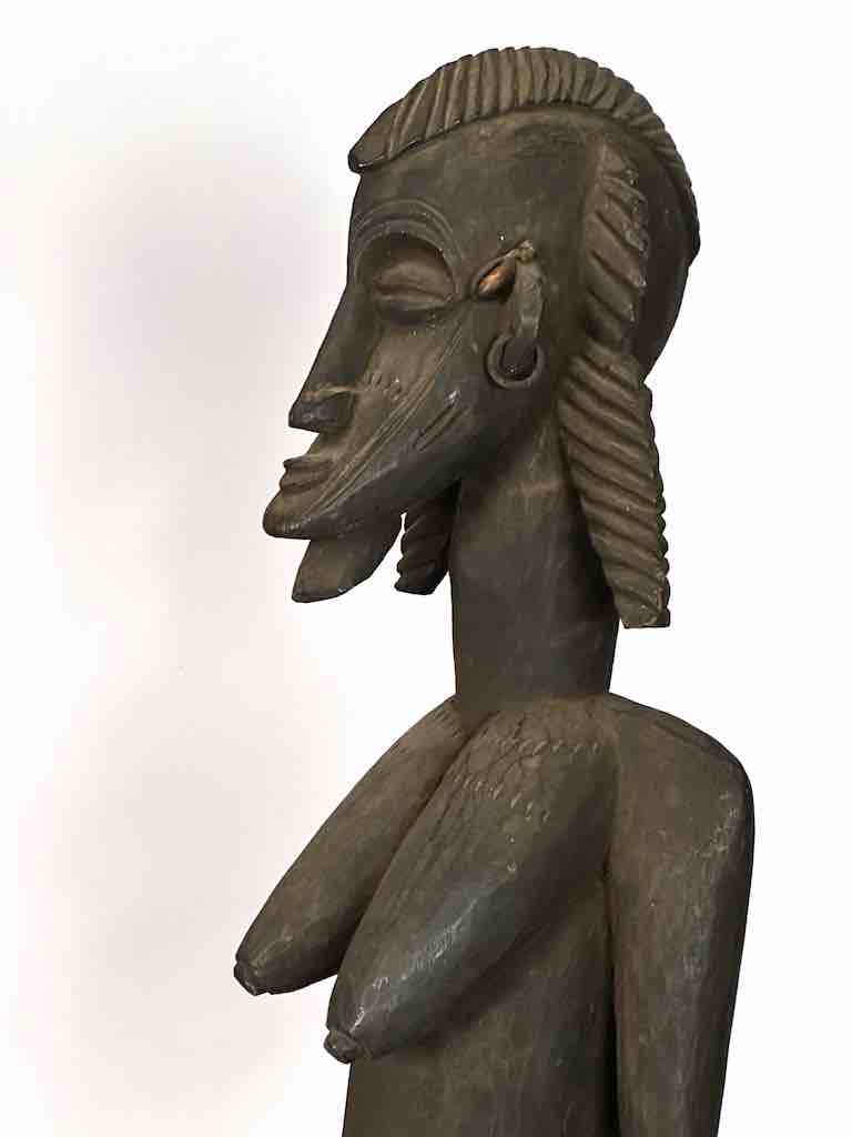 Senufo Mother and Child Spirit Statue | 29"
