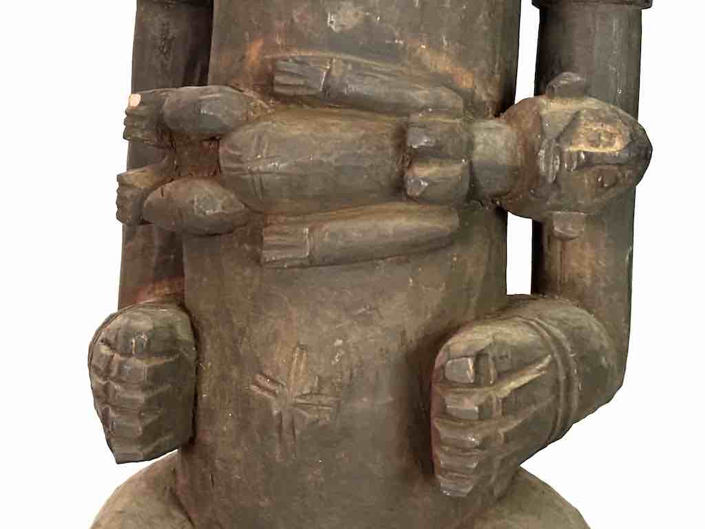 Senufo Mother and Child Spirit Statue | 29"