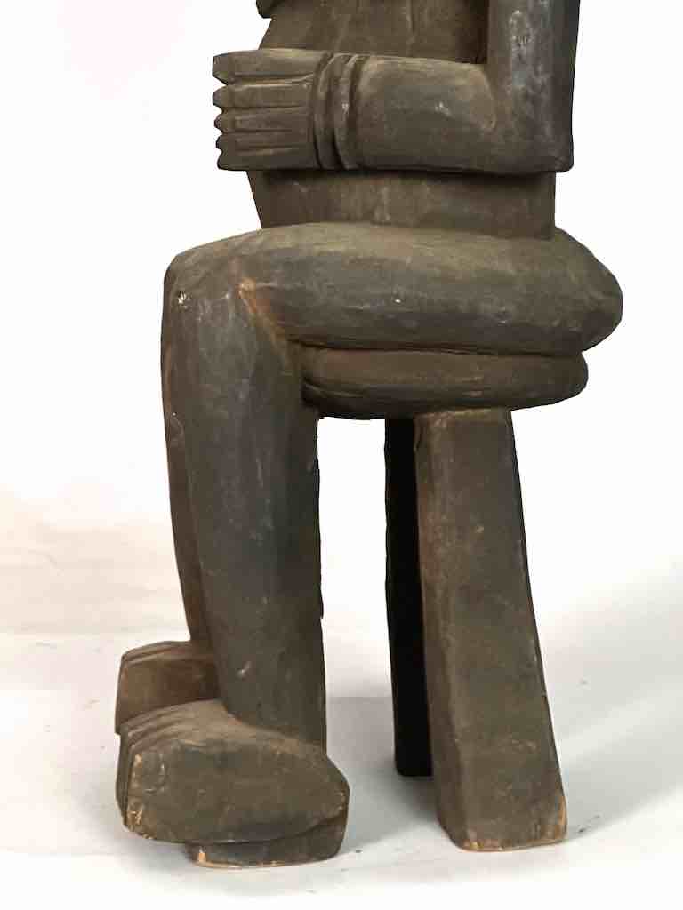Senufo Mother and Child Spirit Statue | 29"