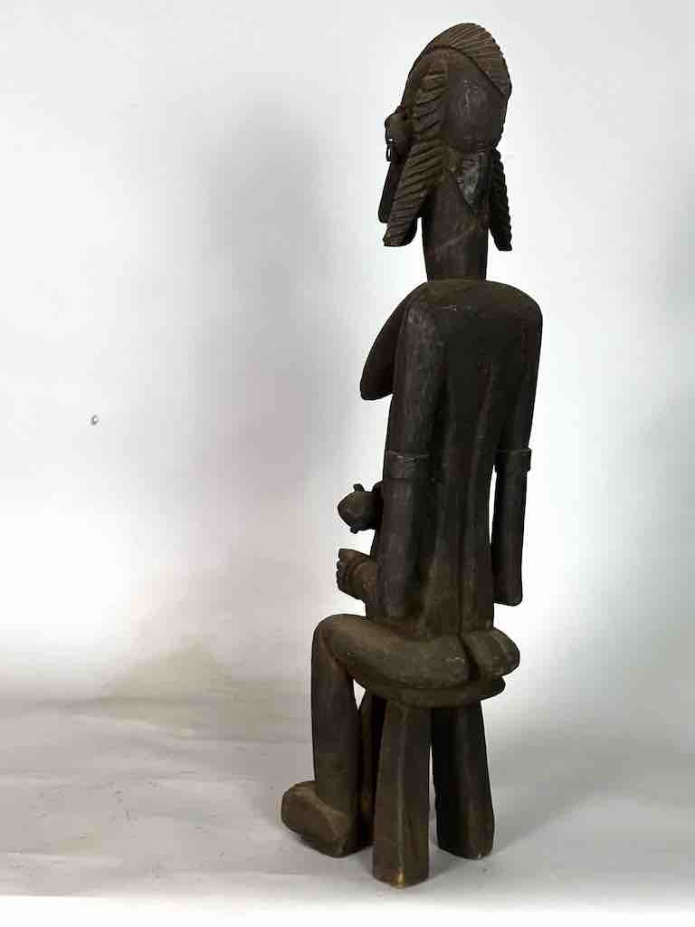 Senufo Mother and Child Spirit Statue | 29"