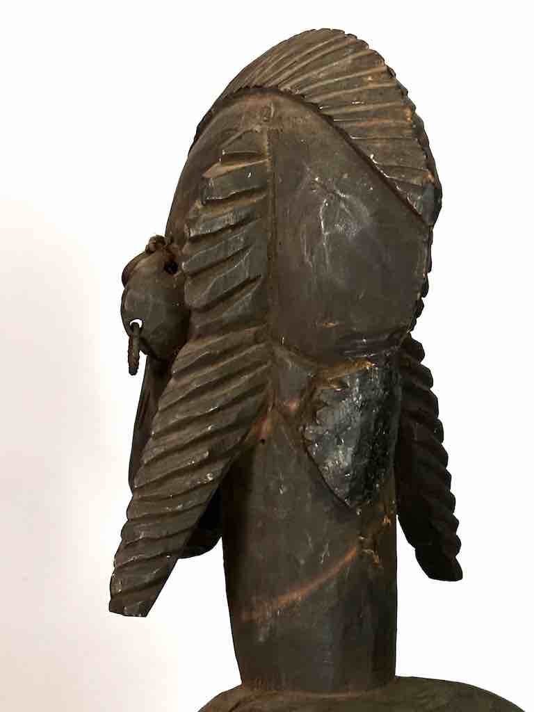 Senufo Mother and Child Spirit Statue | 29"