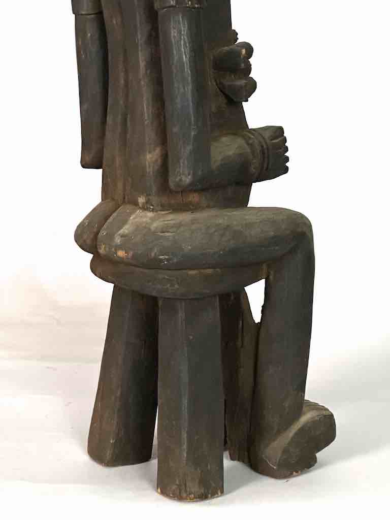 Senufo Mother and Child Spirit Statue | 29"