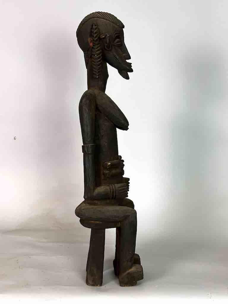 Senufo Mother and Child Spirit Statue | 29"