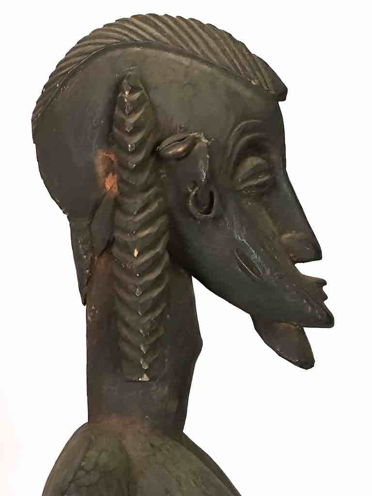 Senufo Mother and Child Spirit Statue | 29"