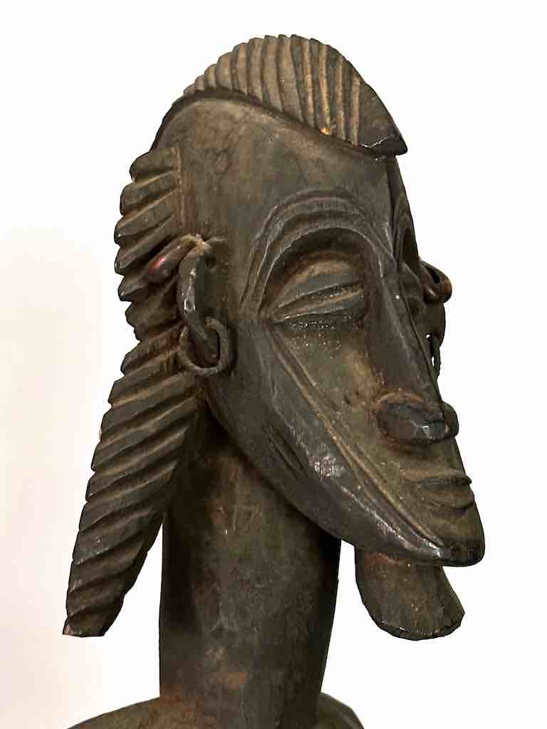 Senufo Mother and Child Spirit Statue | 29"