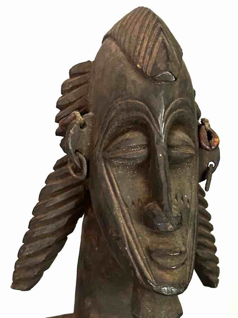 Senufo Mother and Child Spirit Statue | 29"