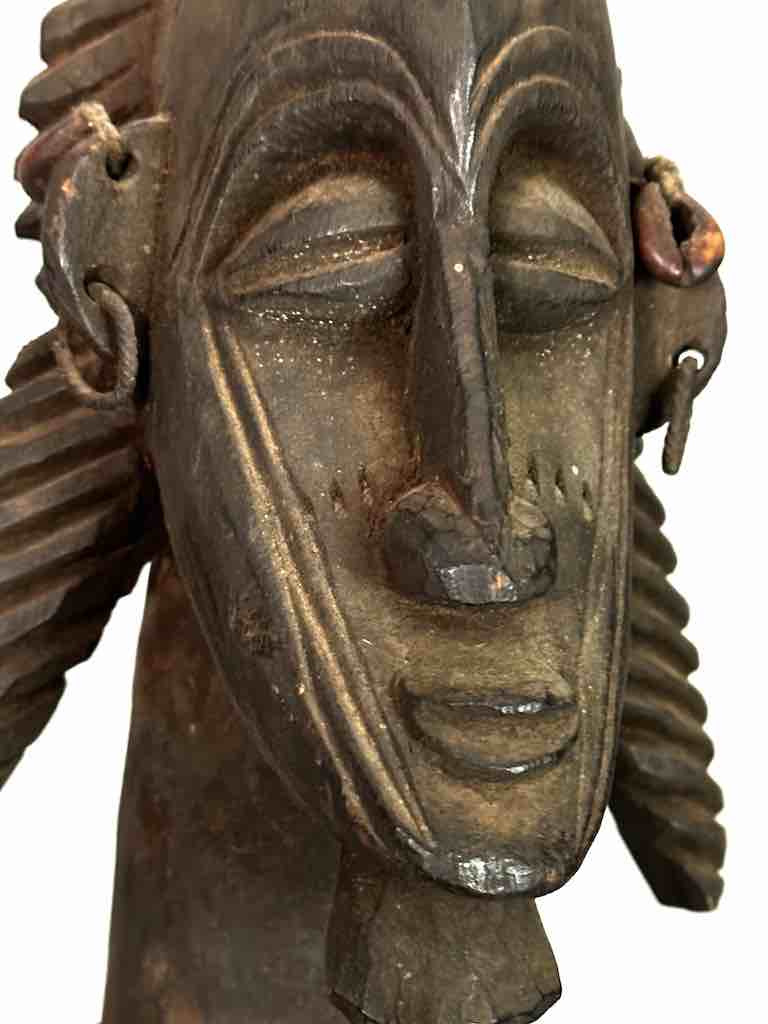 Senufo Mother and Child Spirit Statue | 29"