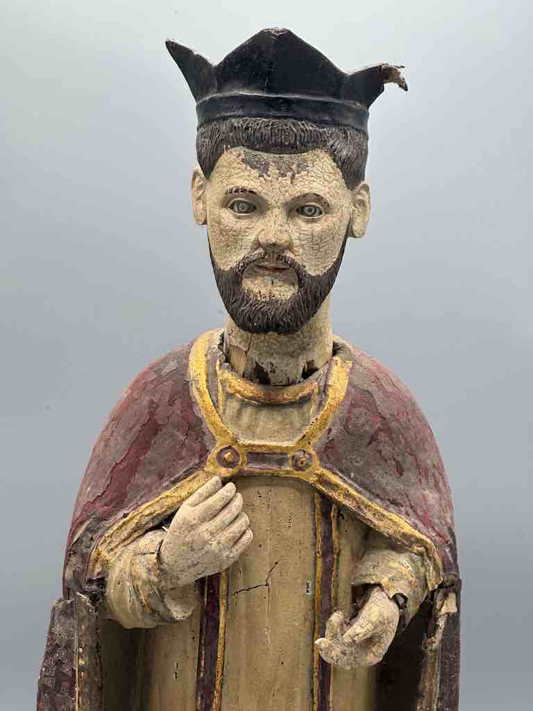 Antique Vietnamese Catholic Male Saint Figure