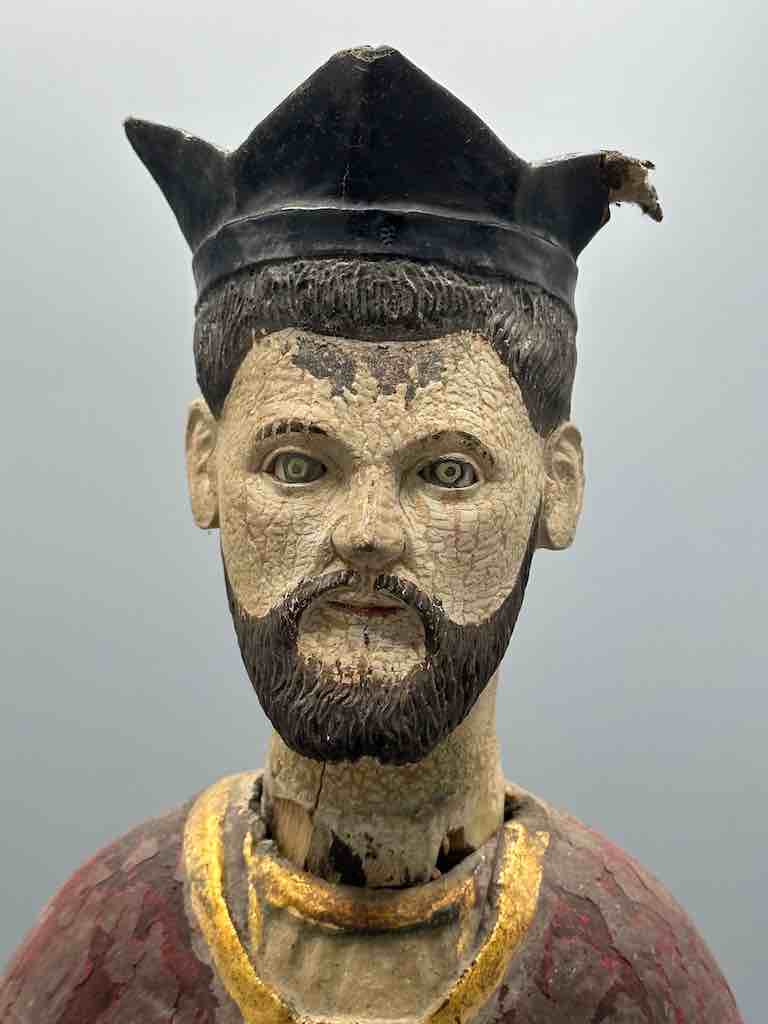 Antique Vietnamese Catholic Male Saint Figure