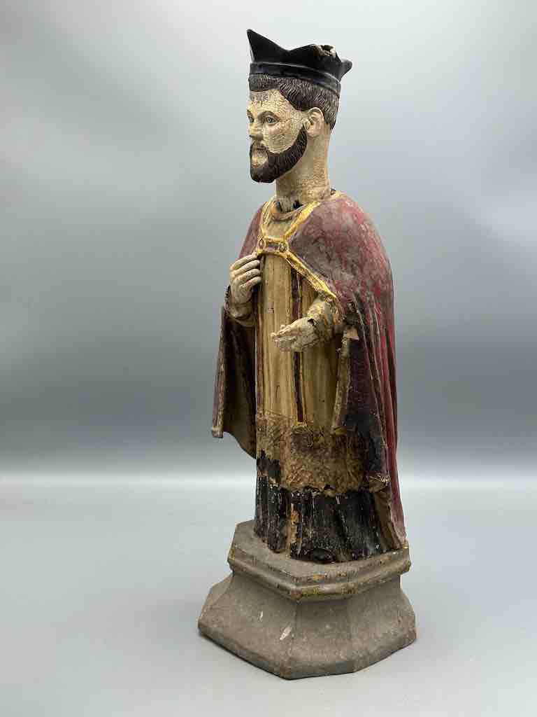 Antique Vietnamese Catholic Male Saint Figure