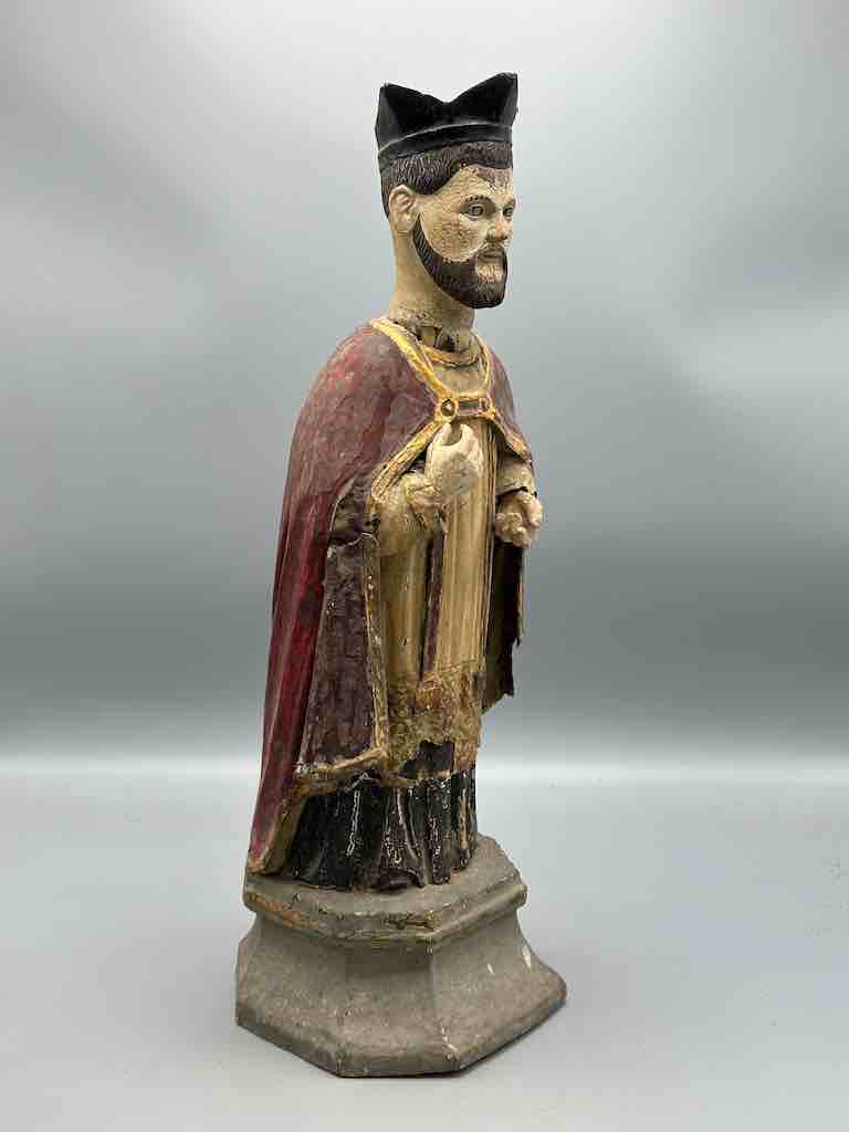 Antique Vietnamese Catholic Male Saint Figure