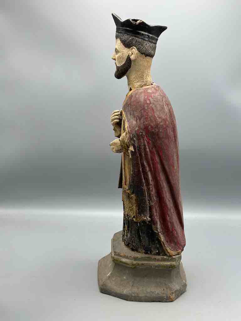 Antique Vietnamese Catholic Male Saint Figure