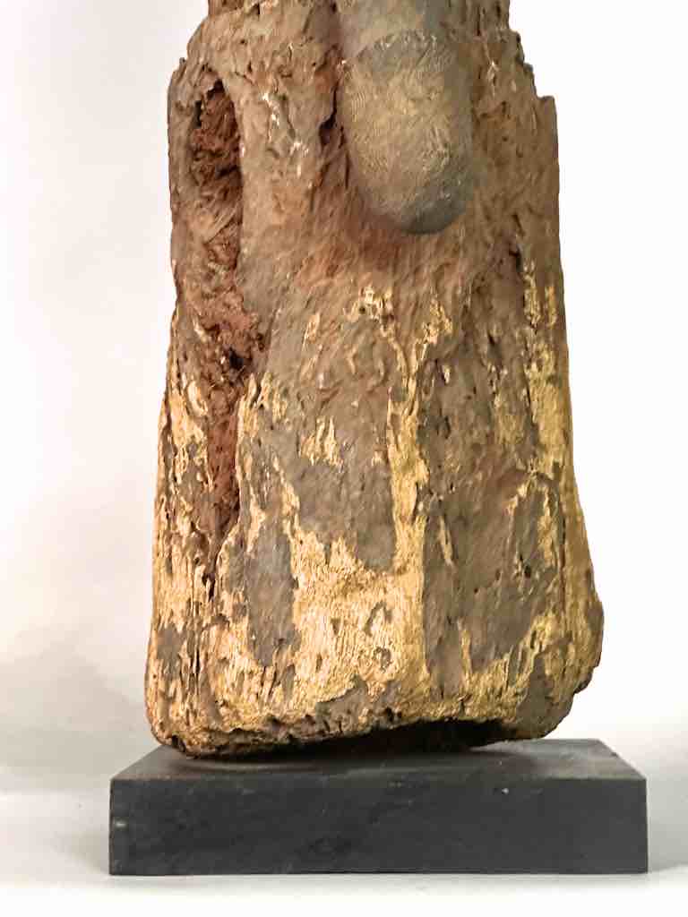 Vintage Fon Male Articulated Penis Fertility Fetish Statue | 29" - Benin