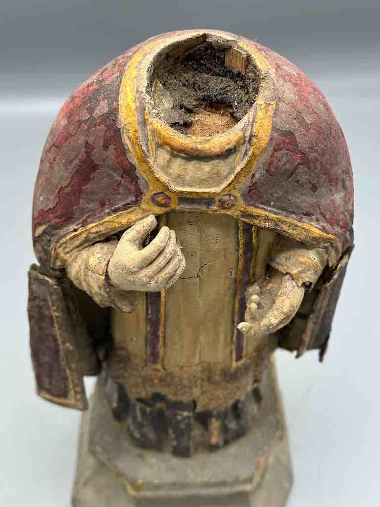Antique Vietnamese Catholic Male Saint Figure