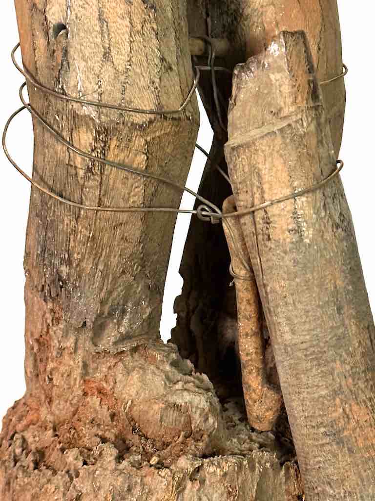 Vintage Fon Male Articulated Penis Fertility Fetish Statue | 29" - Benin