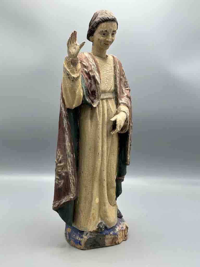 Antique Vietnamese Catholic Male Saint Figure