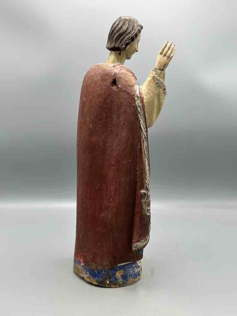 Antique Vietnamese Catholic Male Saint Figure