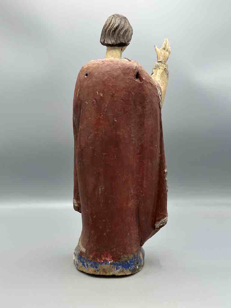 Antique Vietnamese Catholic Male Saint Figure