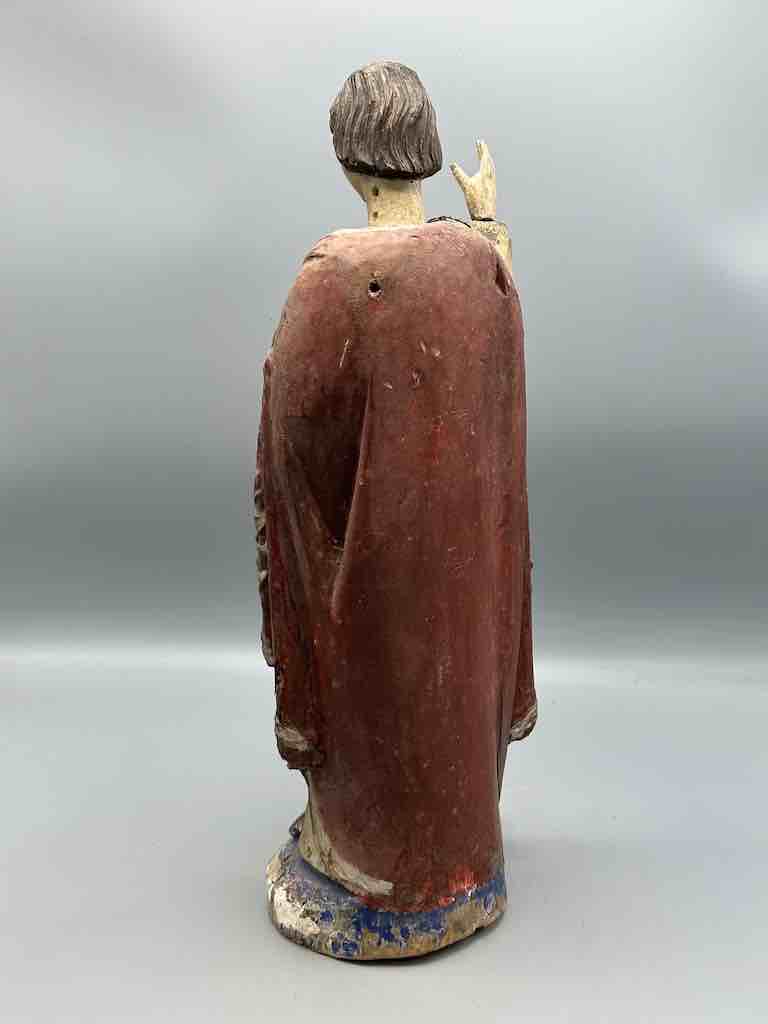 Antique Vietnamese Catholic Male Saint Figure