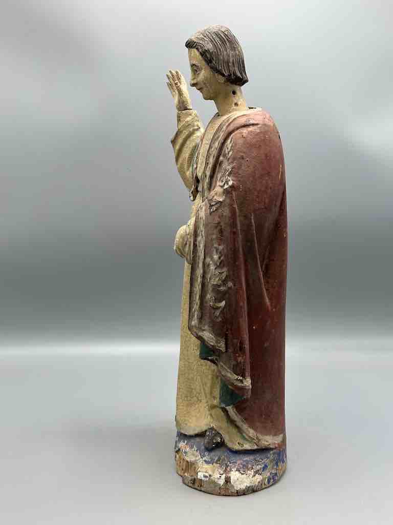 Antique Vietnamese Catholic Male Saint Figure