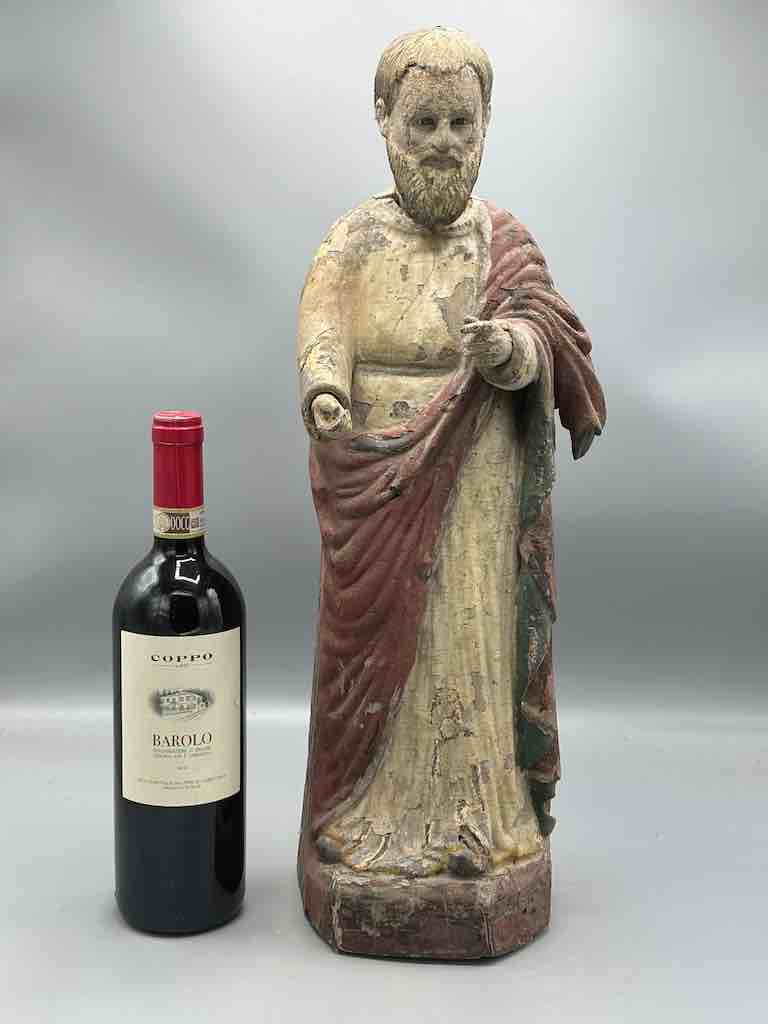 Antique Vietnamese Catholic Male Saint Figure