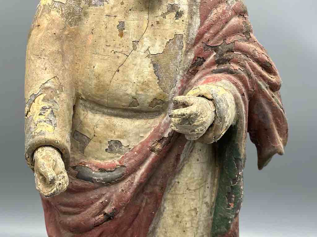 Antique Vietnamese Catholic Male Saint Figure