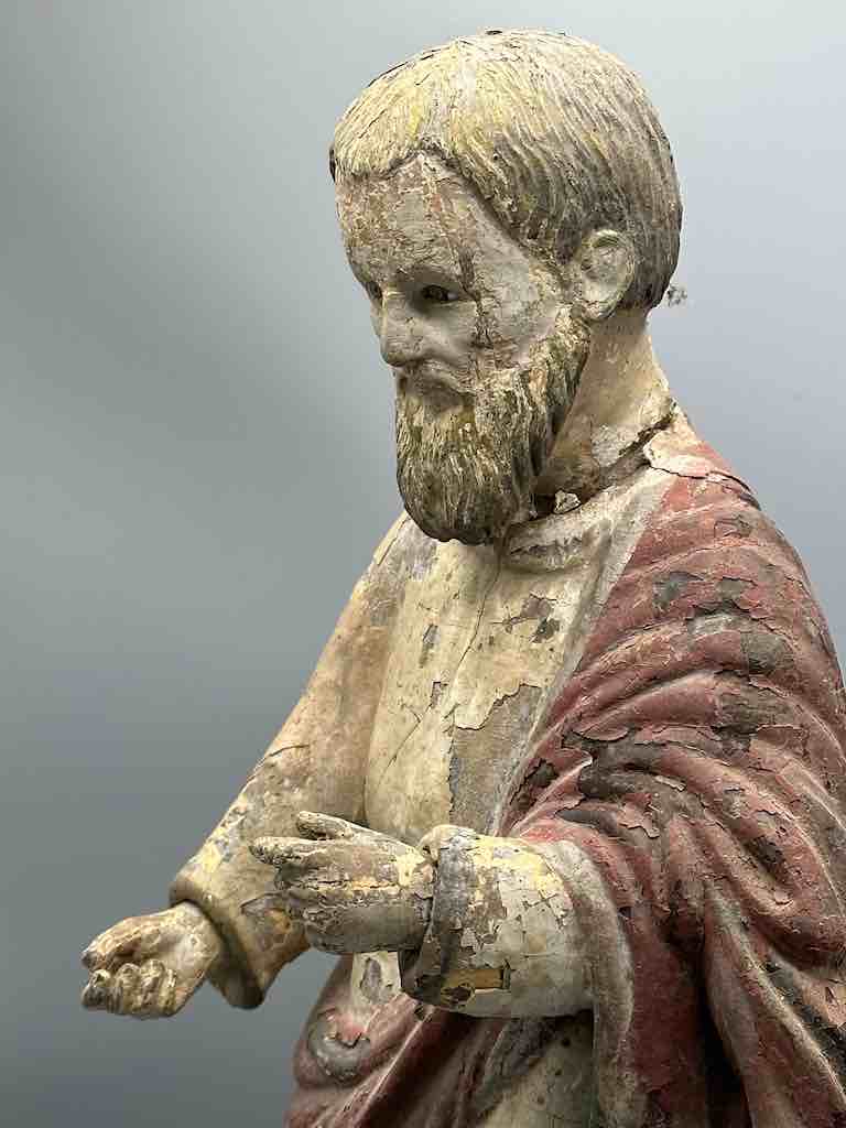 Antique Vietnamese Catholic Male Saint Figure
