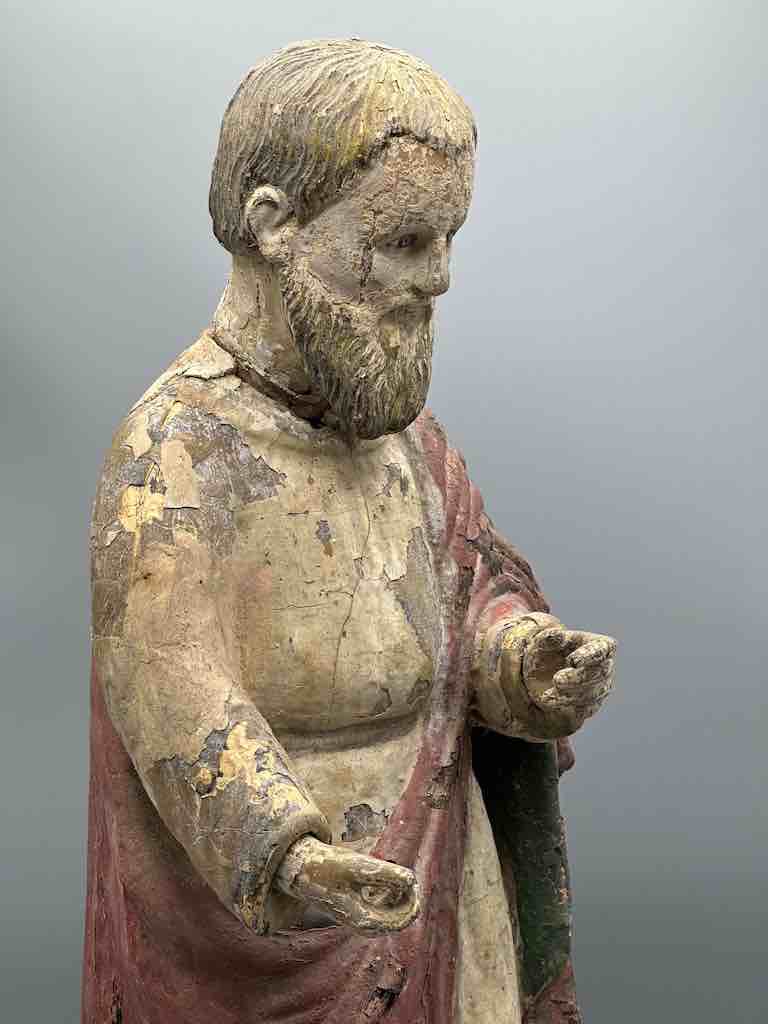 Antique Vietnamese Catholic Male Saint Figure