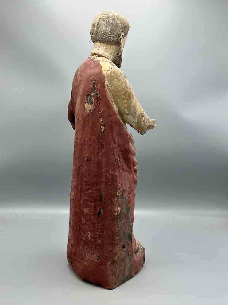 Antique Vietnamese Catholic Male Saint Figure