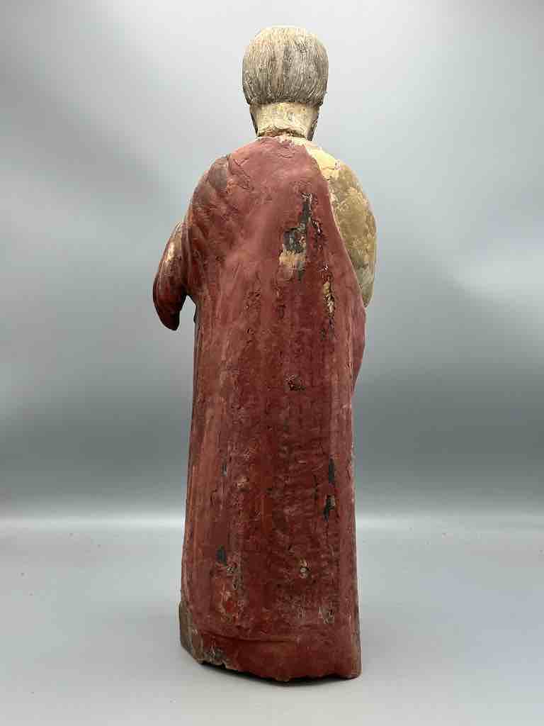 Antique Vietnamese Catholic Male Saint Figure