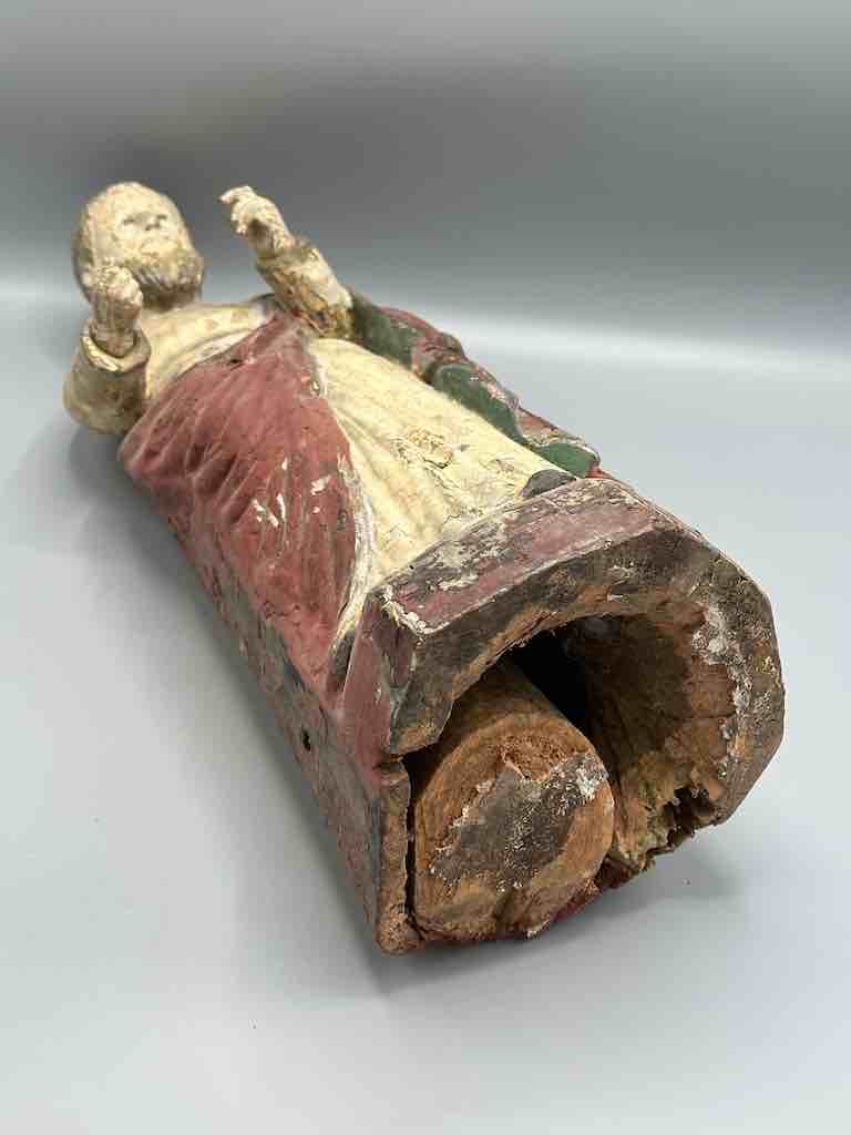 Antique Vietnamese Catholic Male Saint Figure
