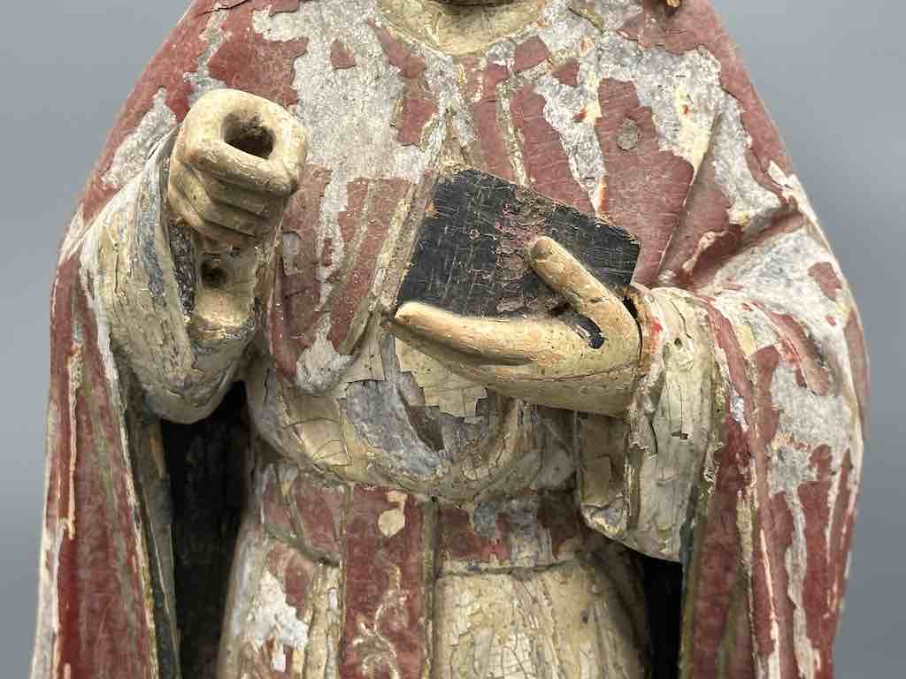 Antique Vietnamese Catholic Male Saint Figure