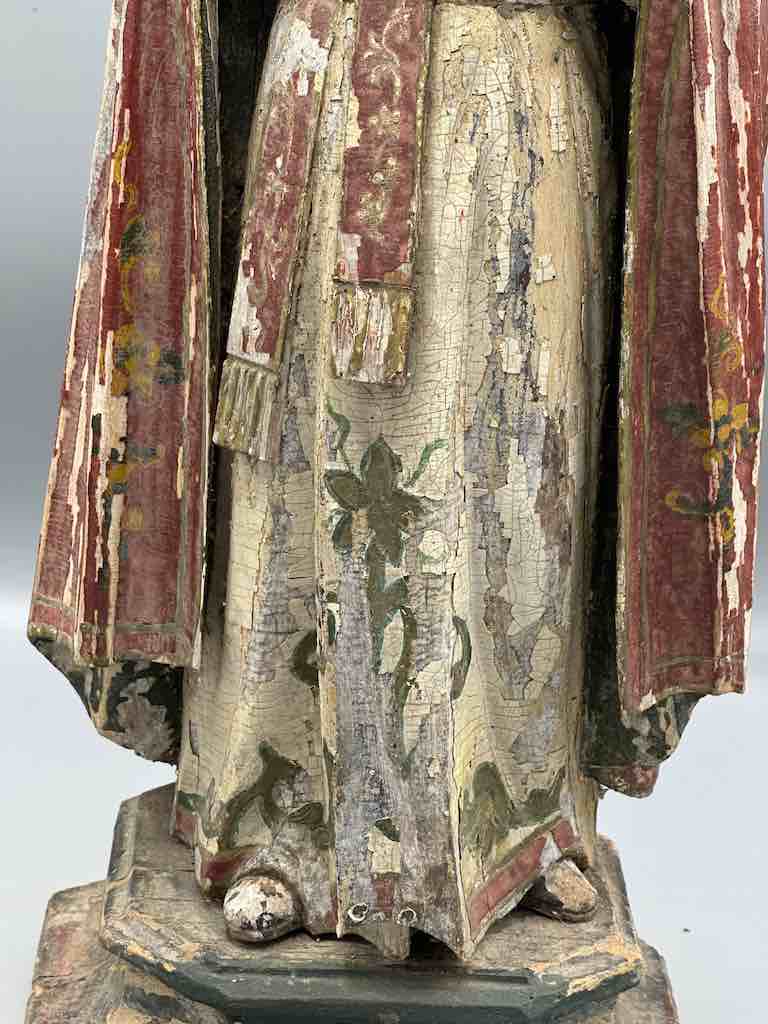 Antique Vietnamese Catholic Male Saint Figure