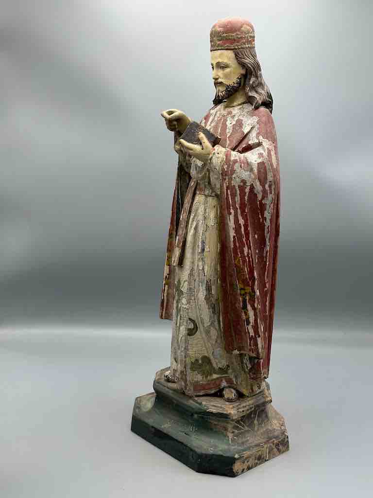 Antique Vietnamese Catholic Male Saint Figure