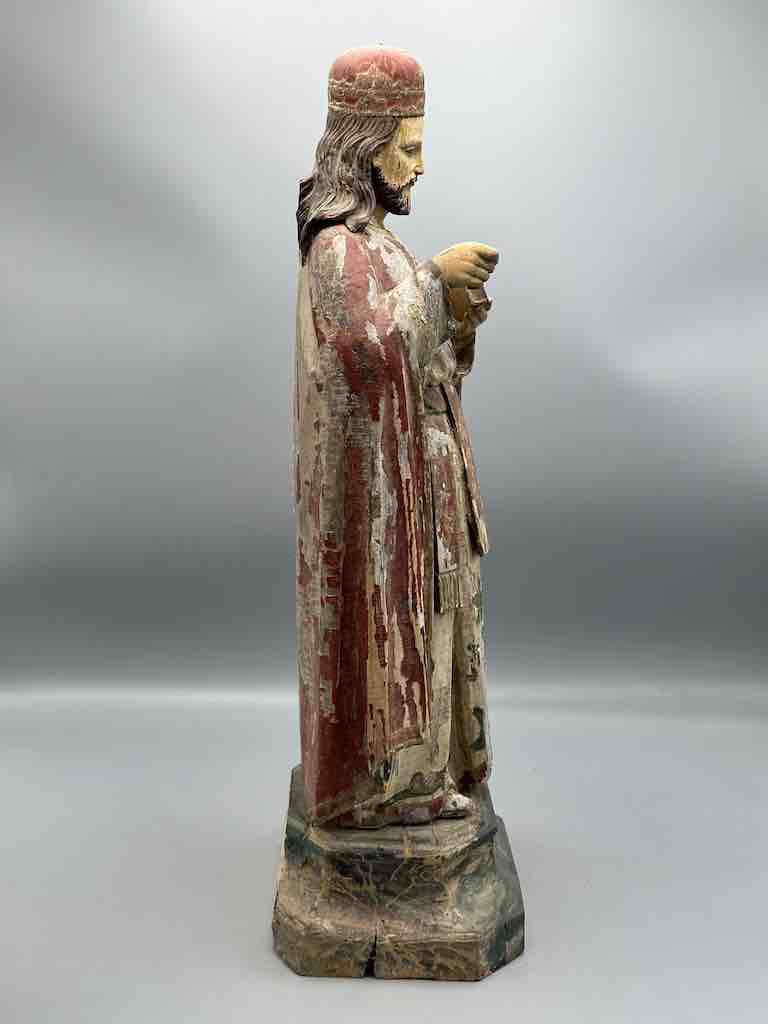 Antique Vietnamese Catholic Male Saint Figure