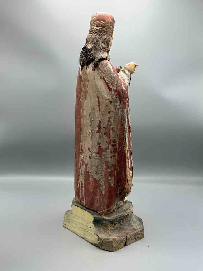 Antique Vietnamese Catholic Male Saint Figure