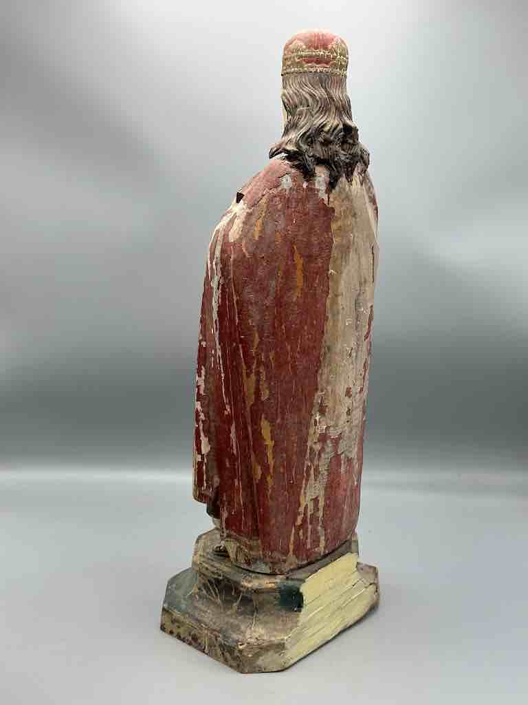 Antique Vietnamese Catholic Male Saint Figure