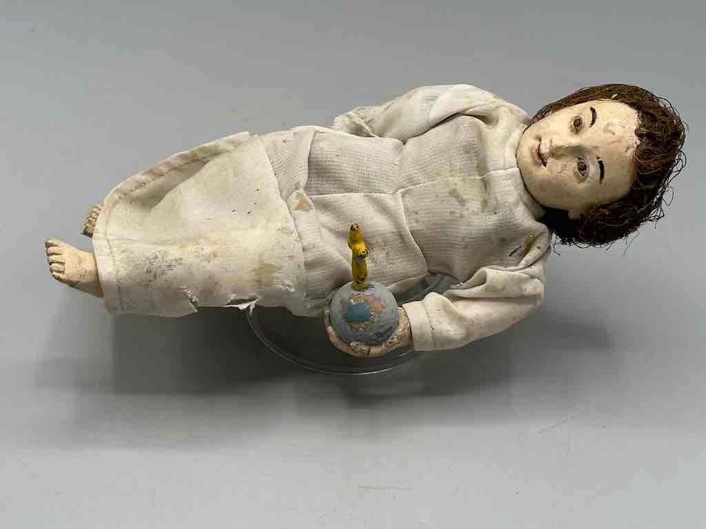 Antique Vietnamese Catholic Baby Jesus Saint Figure