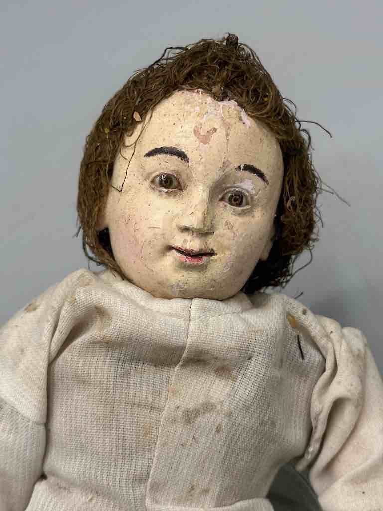 Antique Vietnamese Catholic Baby Jesus Saint Figure