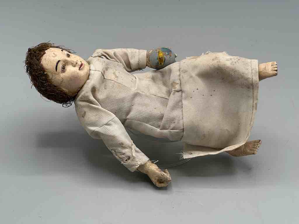 Antique Vietnamese Catholic Baby Jesus Saint Figure