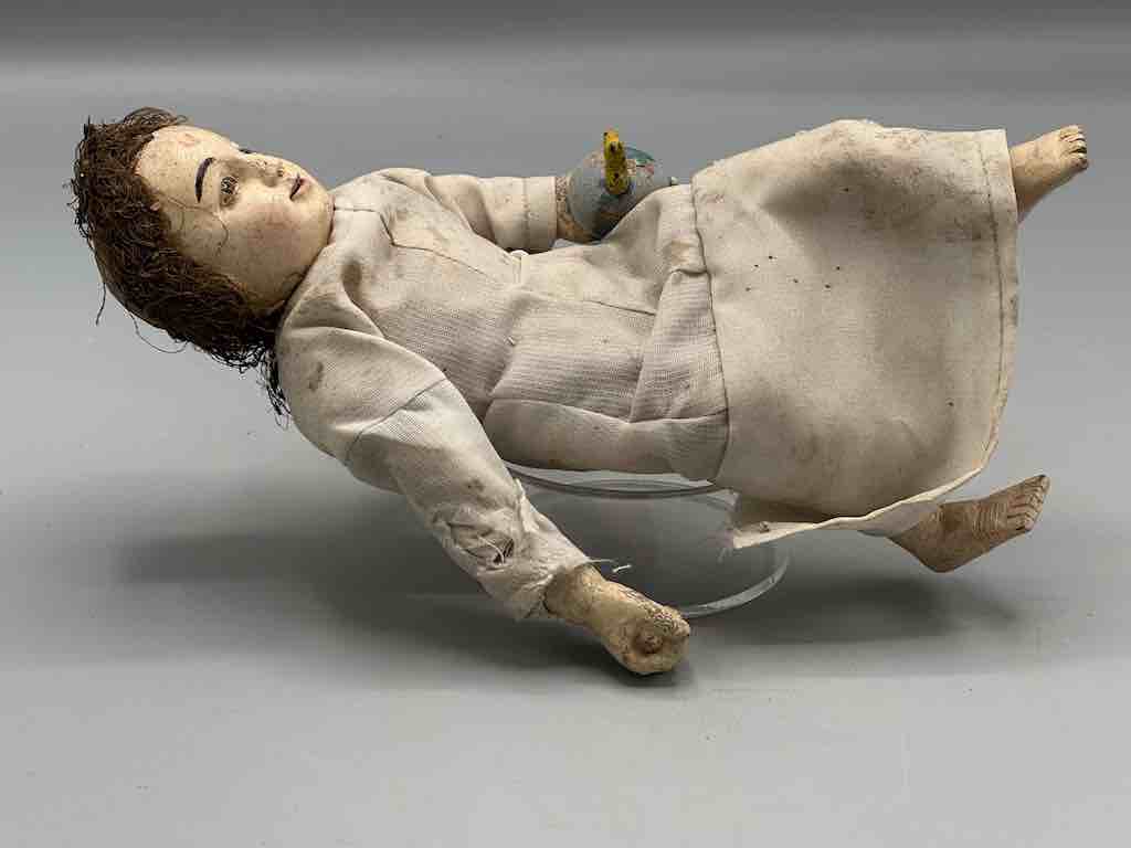 Antique Vietnamese Catholic Baby Jesus Saint Figure