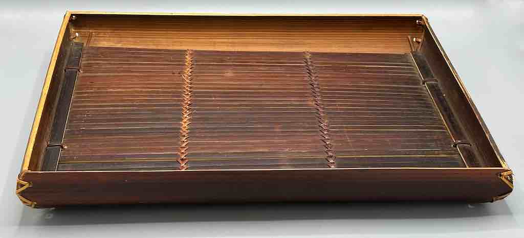 4-Sided Deep Large Bamboo Serving Tray - Viet Nam
