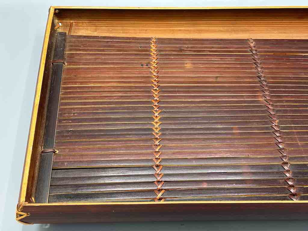 4-Sided Deep Large Bamboo Serving Tray - Viet Nam