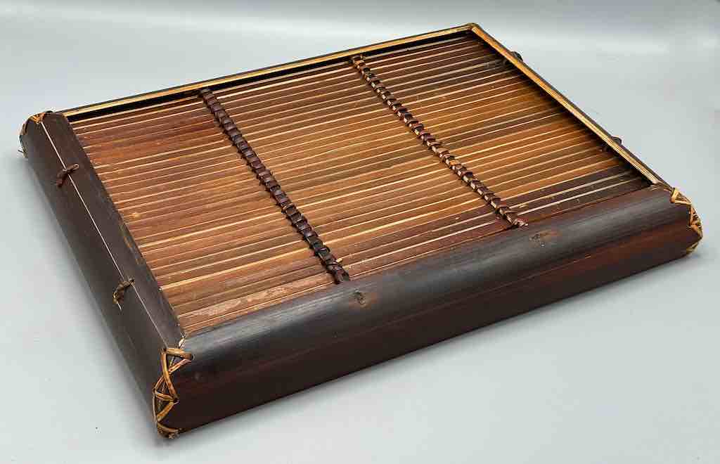 4-Sided Deep Large Bamboo Serving Tray - Viet Nam