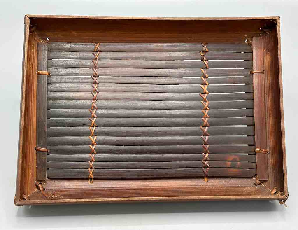 4-Sided Deep Small Bamboo Serving Tray - Viet Nam