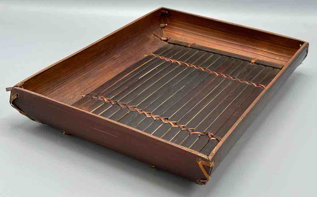 4-Sided Deep Small Bamboo Serving Tray - Viet Nam