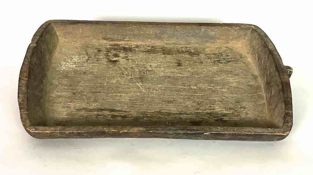 Vintage Fipa Rectangular Wooden Tray Sculpture - Tanzania