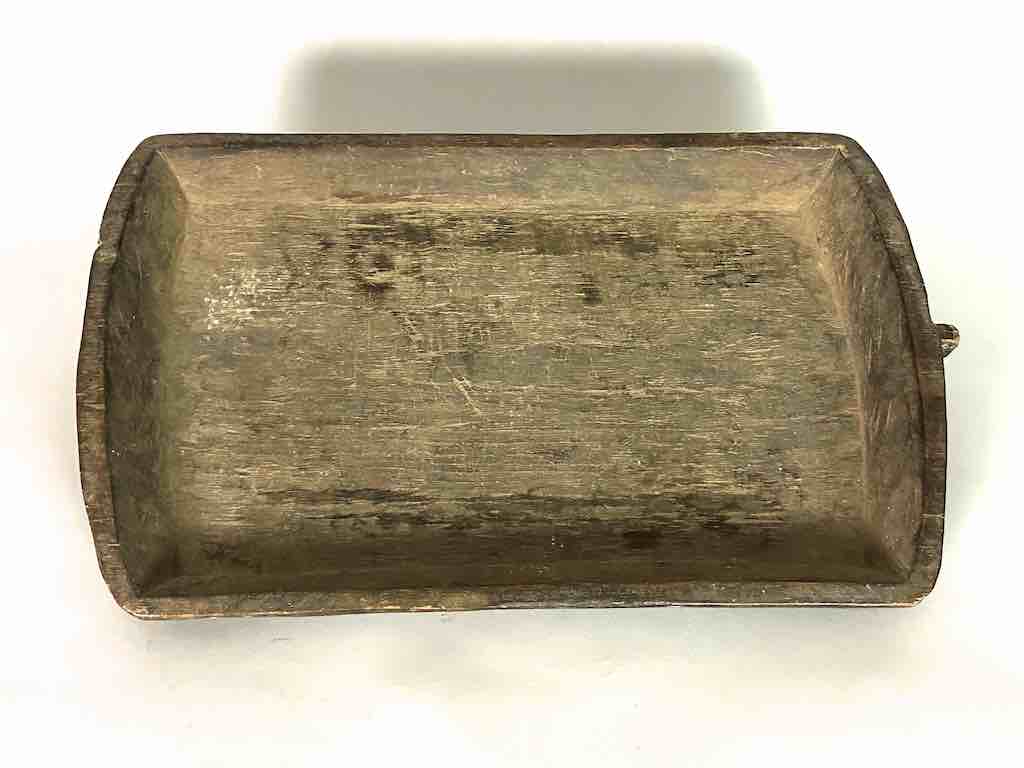 Vintage Fipa Rectangular Wooden Tray Sculpture - Tanzania